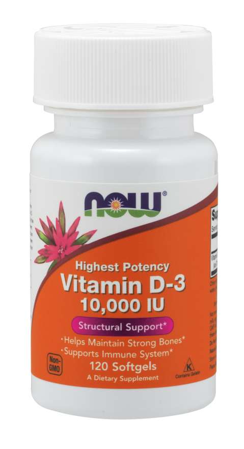 

Витамины NOW Vitamin D-3 10000 IU 120 капс Без вкуса (2149f51)