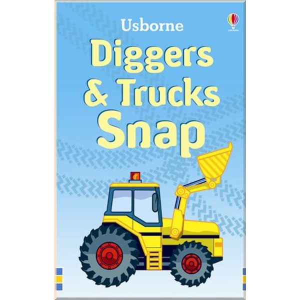 

Usborne Diggers and trucks snap. Usborne Publishing. ISBN:9780746089200