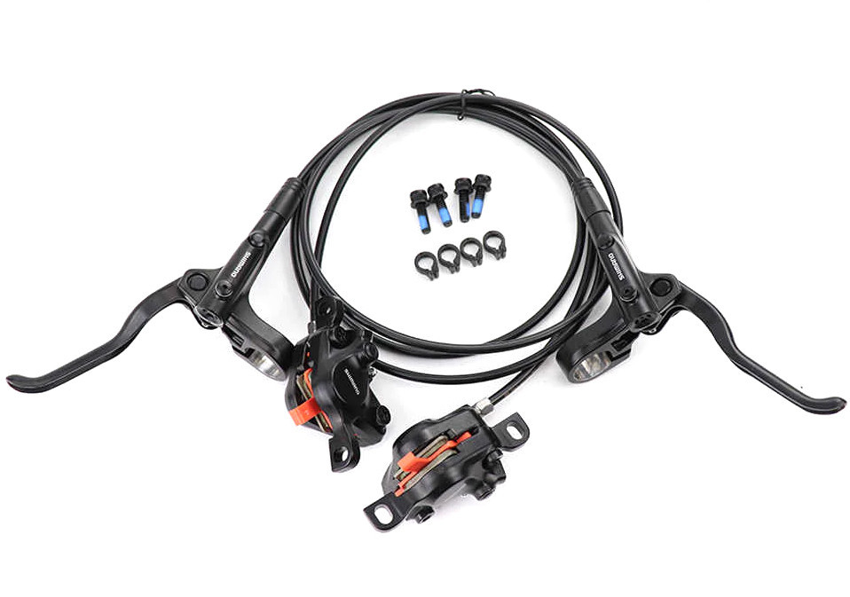 

Дисковые гидравлические тормоза Shimano BR-MT200 (F800 / R1450)