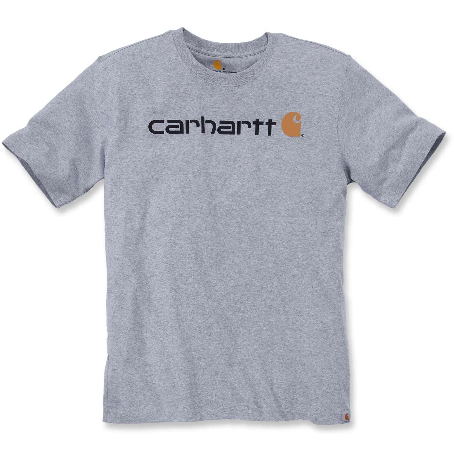 

Футболка Carhartt Core Logo T-Shirt S/S - 103361 (Heather Grey, L)
