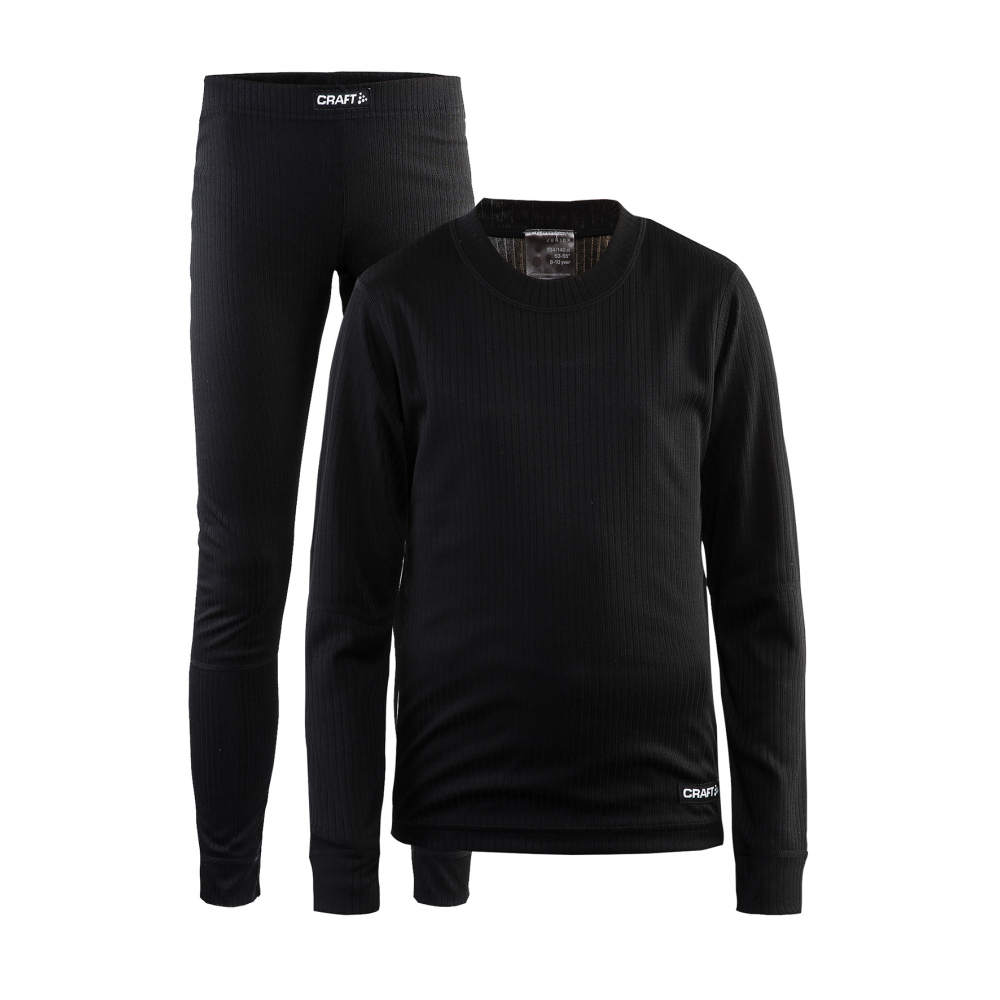 

Комплект детского термобелья Craft Baselayer Set - Black 122/128 (1905355 999000 122/128)