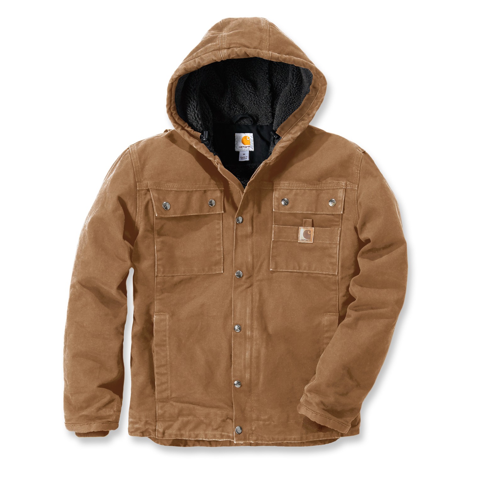 

Куртка котоновая Carhartt Sandstone Barlett Jacket - 102285 (Carhartt Brown, L)