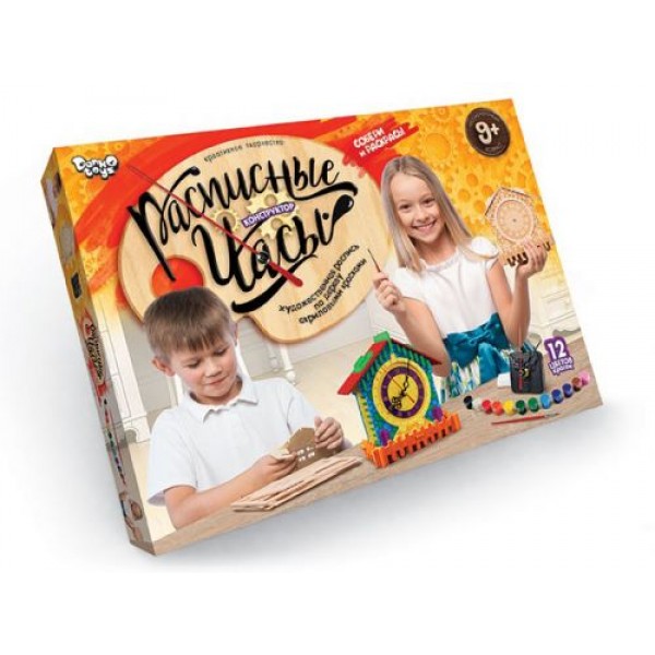 

Расписные часы-конструктор "Домик" R4-01-03