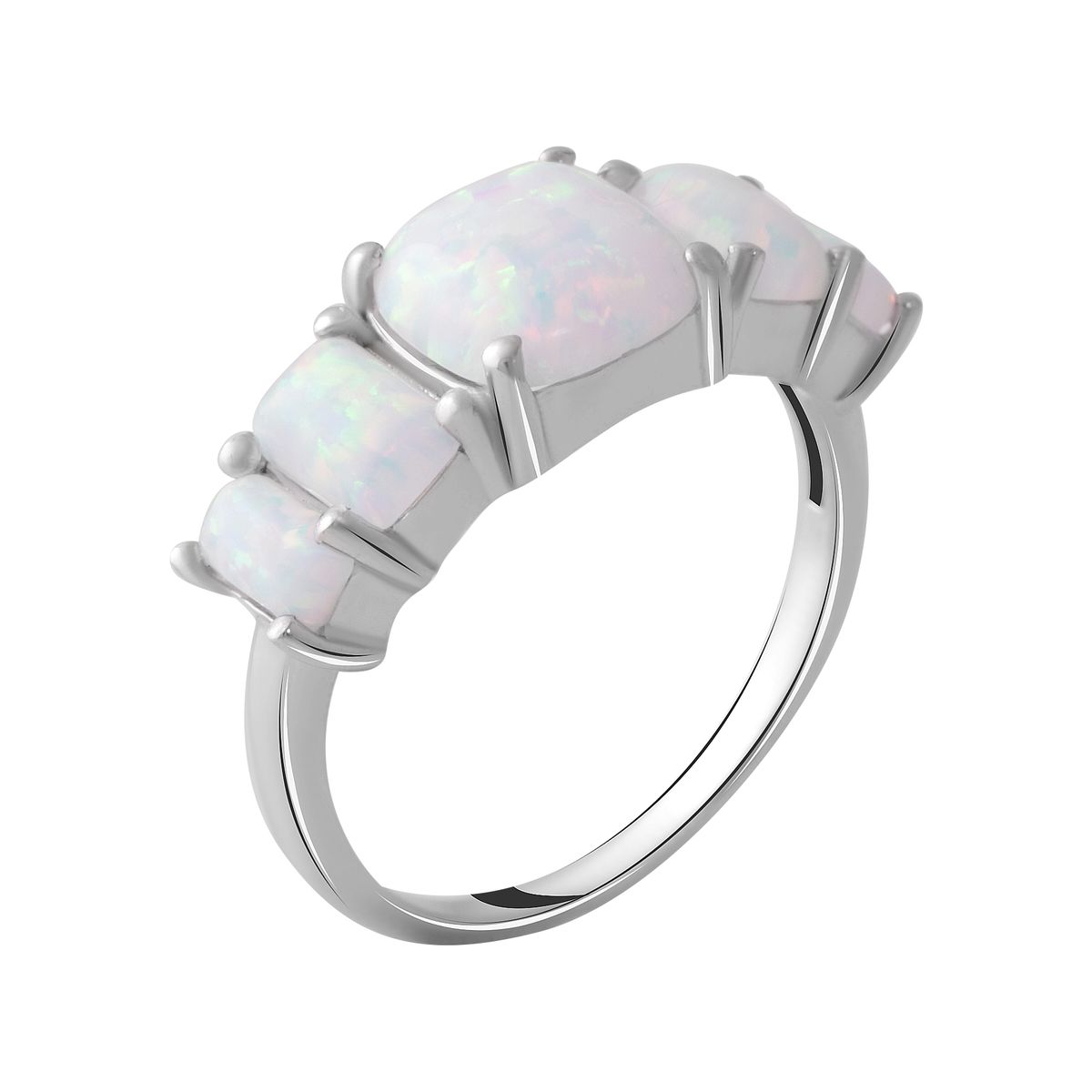 

Серебряное кольцо SilverLine с опалом 0.925ct 17.5 размер
