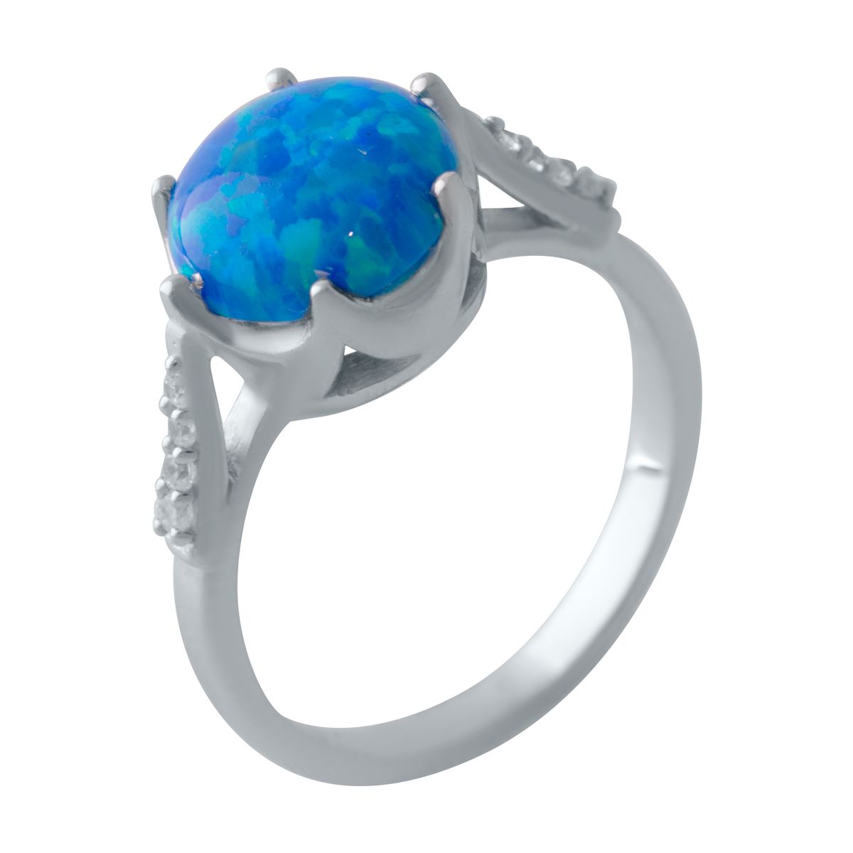 

Серебряное кольцо SilverLine с опалом 1.338ct 17 размер