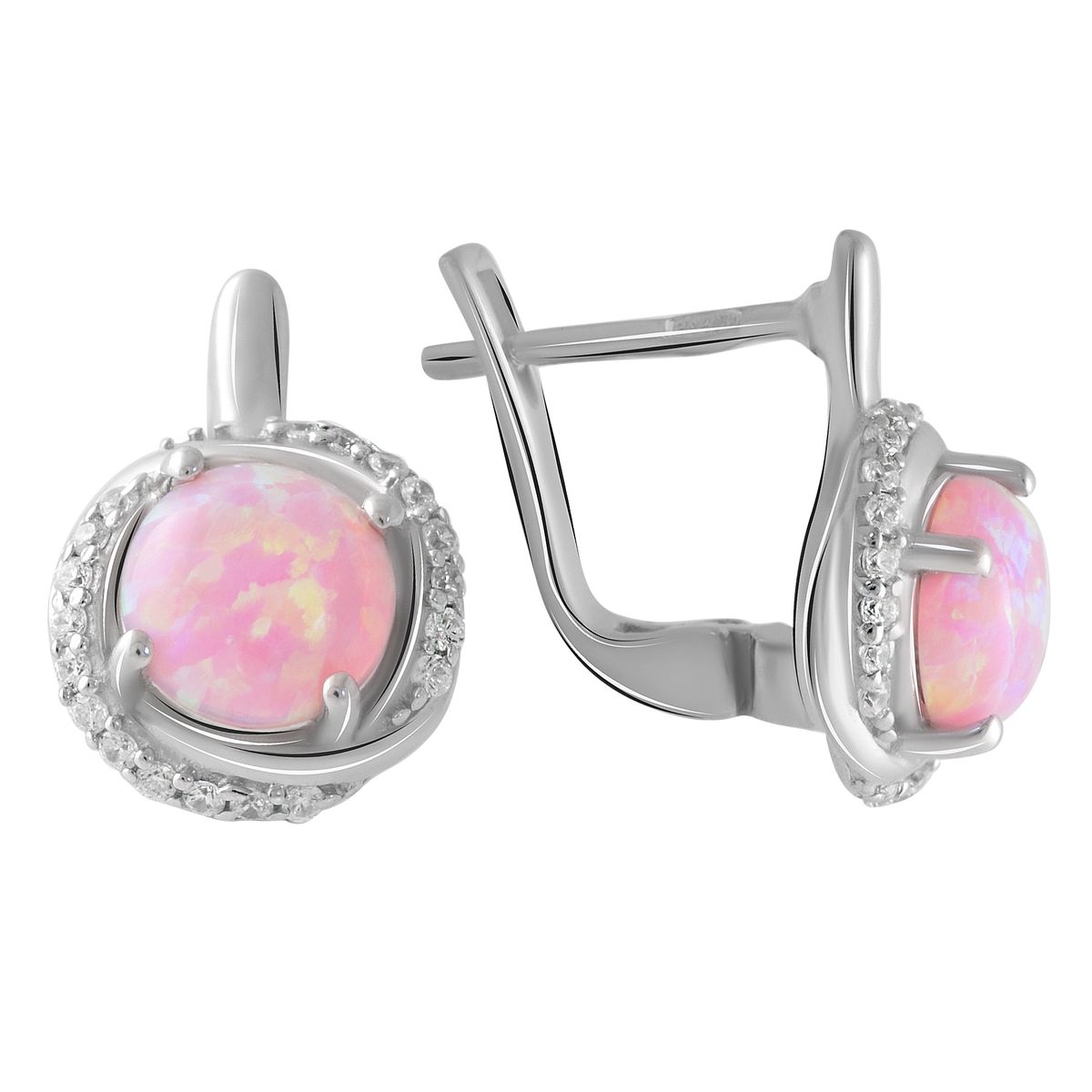 

Серебряные серьги SilverLine с опалом