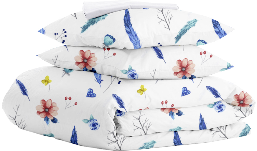 

Комплект постельного белья Cosas Aquarelle White 200х220