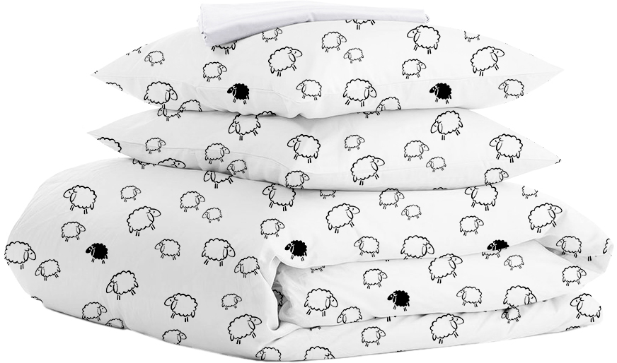 

Комплект постельного белья Cosas Sheep ZigZag El140-White 160х220 (Sheep_Zig_El140-White_160)