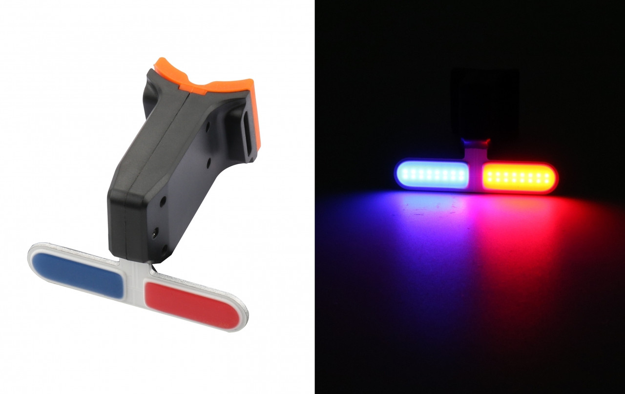 

Фонарь велосипедный габаритный(Police) Velo BC-TL5454 LED с зарядкой USB,