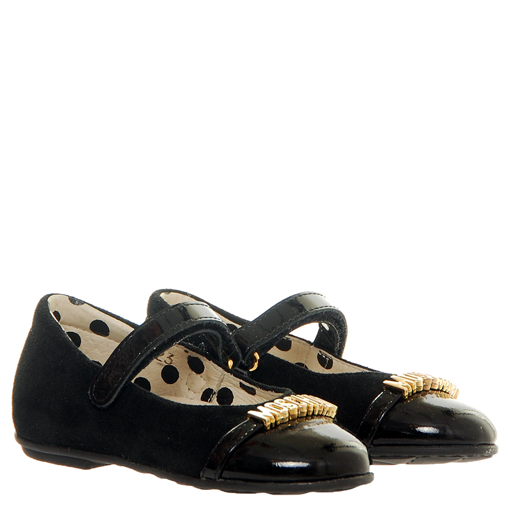 

Туфли Moschino 25258 замш 21 черный