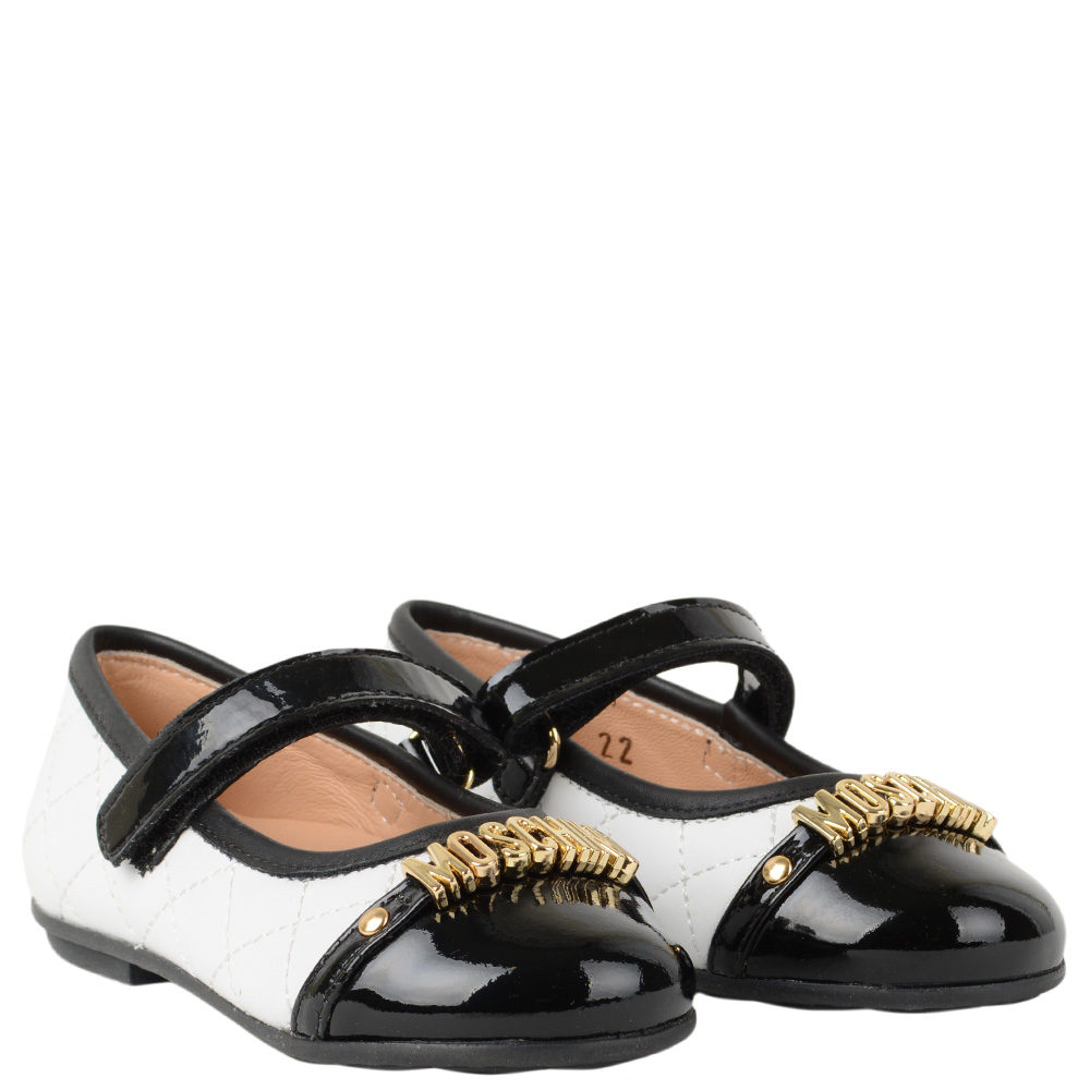 

Туфли Moschino 25881 nero-bianco 22 белый