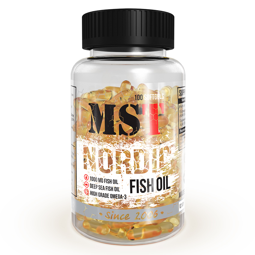 

Рыбий жир MST Nutrition Nordic Fish Oil 90 капсул