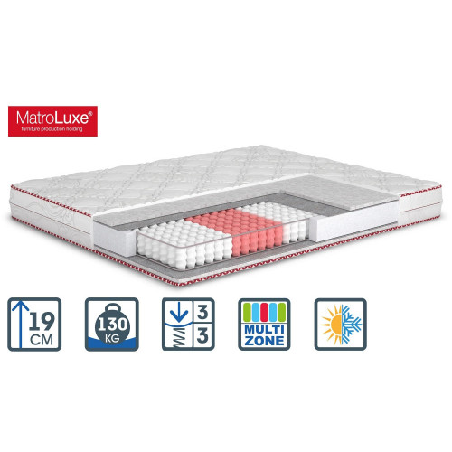 

Ортопедический матрас MatroLuxe Four Red Carmin Кармин Pocket Spring 80х190