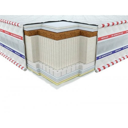 

Ортопедический матрас Neolux Галант Латекс Кокос 3D 120х190