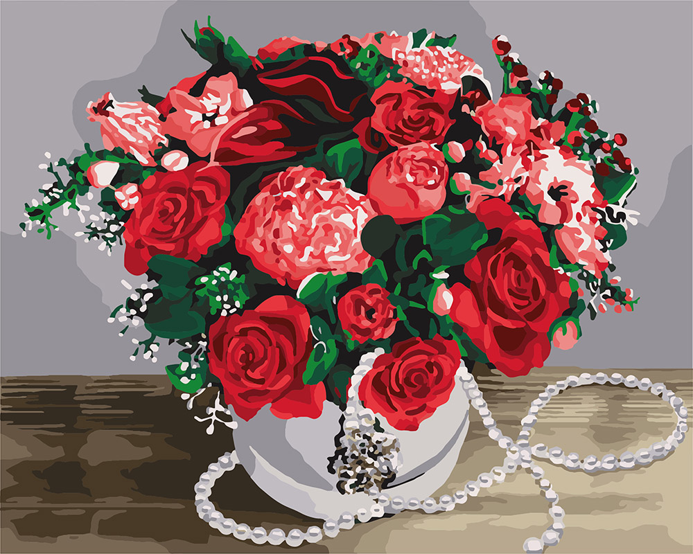 

Картина по номерам Вместо тысячи слов ... 40*50 KHO3071 Идейка