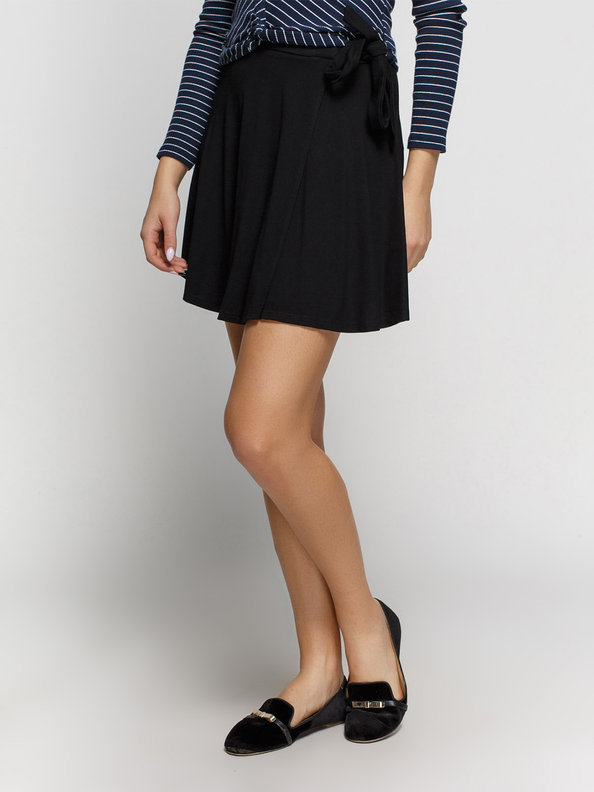 

Юбка Bershka 0553-187_800  Черная, Юбка Bershka 0553-187_800 S Черная