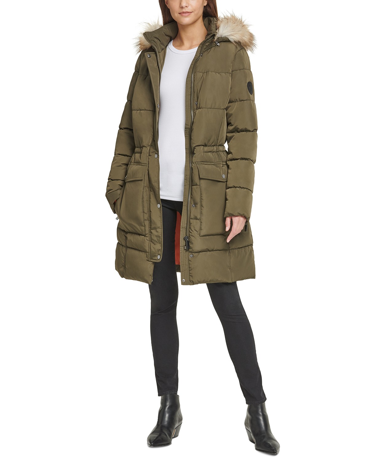

Пуховик Donna Karan NY Хаки, Пуховик Donna Karan NY Хаки S