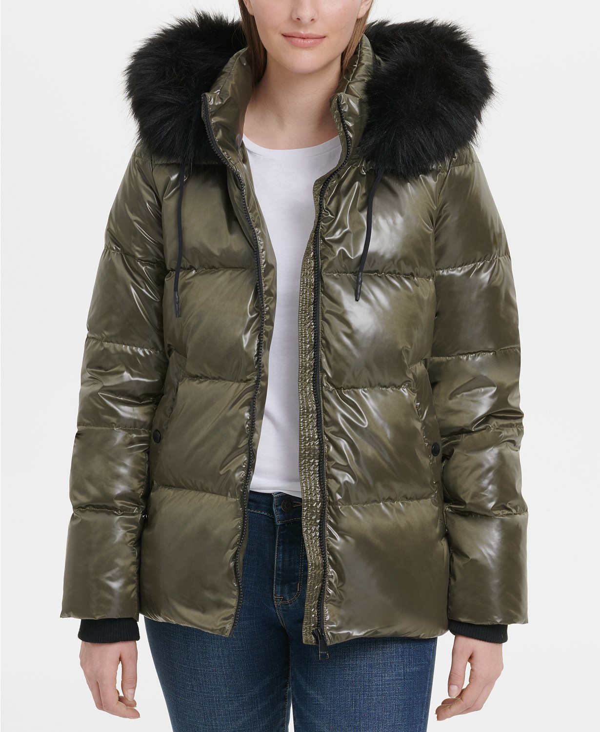 

Пуховик Donna Karan NY Хаки, Пуховик Donna Karan NY Хаки S