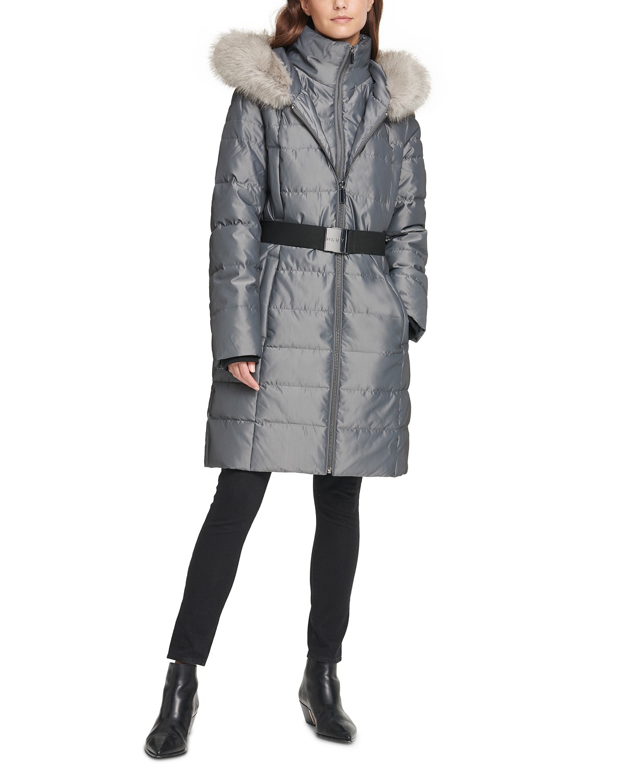 

Пуховик Donna Karan NY Серый, Пуховик Donna Karan NY Серый XS