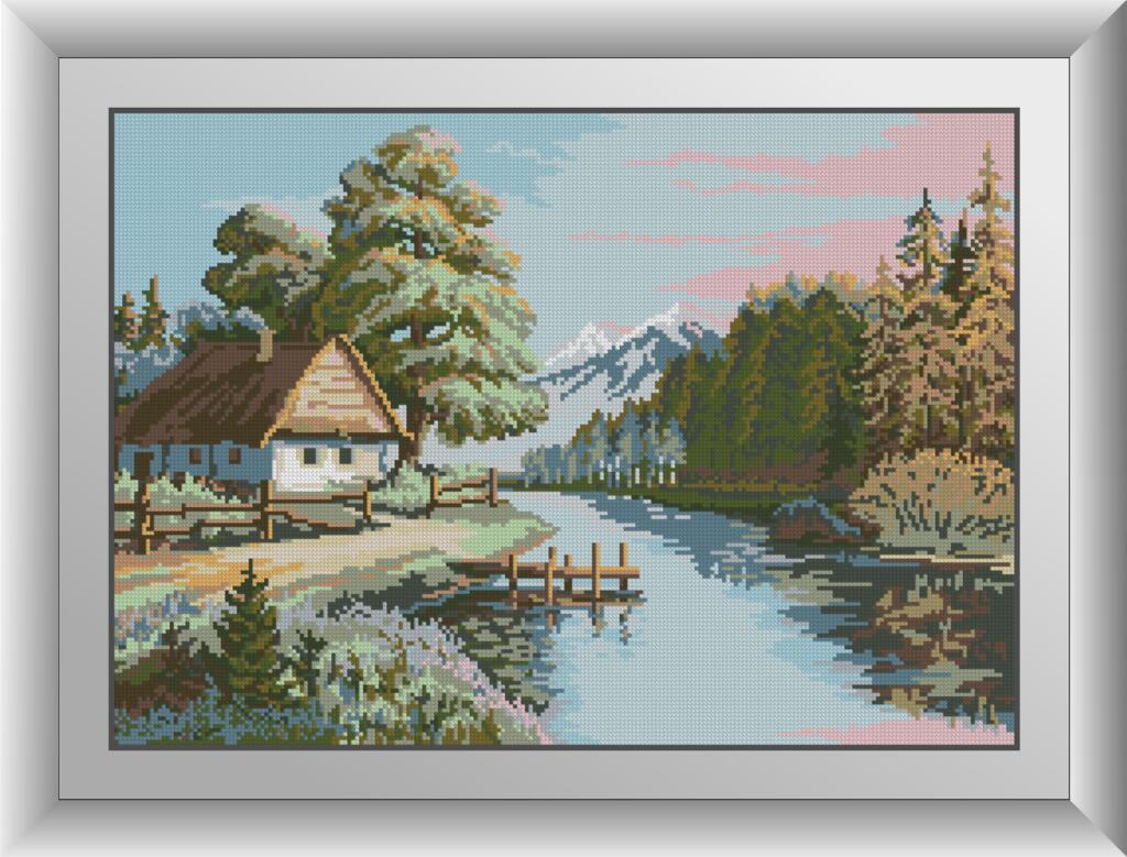 

Набор алмазной живописи Dream Art Домик в горах