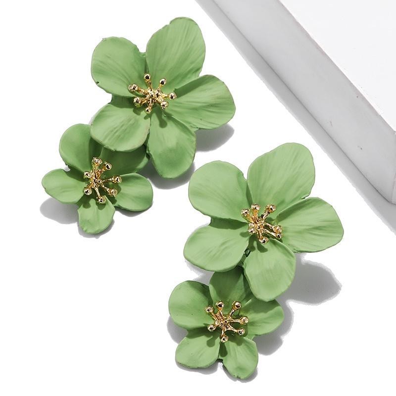 

Серьги Femme Brinco green (0013)