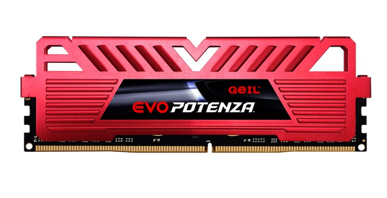 

Модуль памяти DDR4 8GB/2666 Geil Evo Potenza Red (GPR48GB2666C19SC)