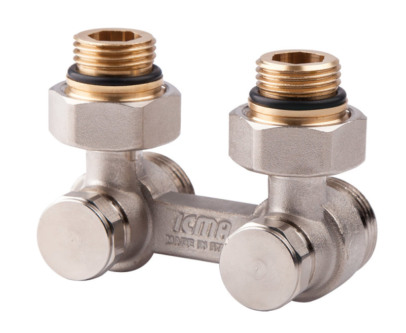 

Радиаторный вентиль ICMA для радиаторов с нижним подключением угловой (82884AD06)