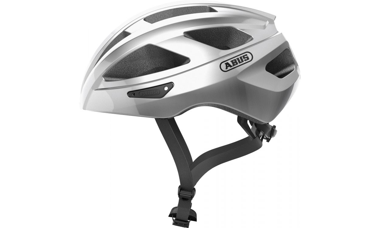 

Шлем велосипедный ABUS MACATOR Gleam Silver L (58-62 см) (872204)