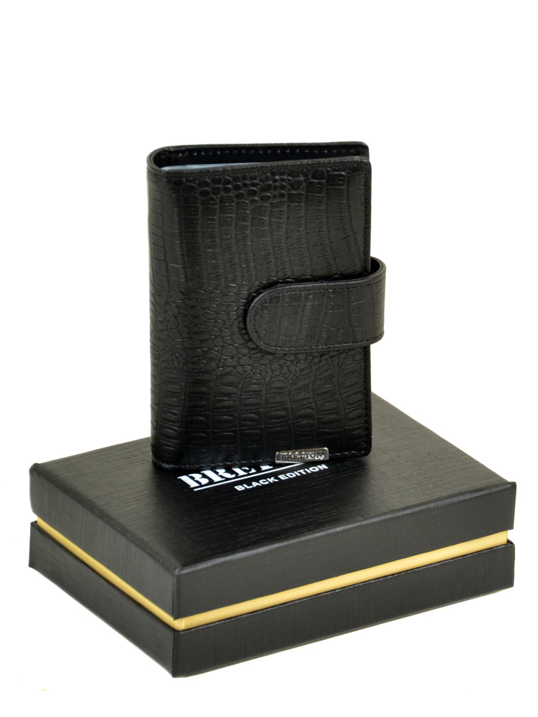 

Мужской кожаный кошелек BRETTON 30457 black