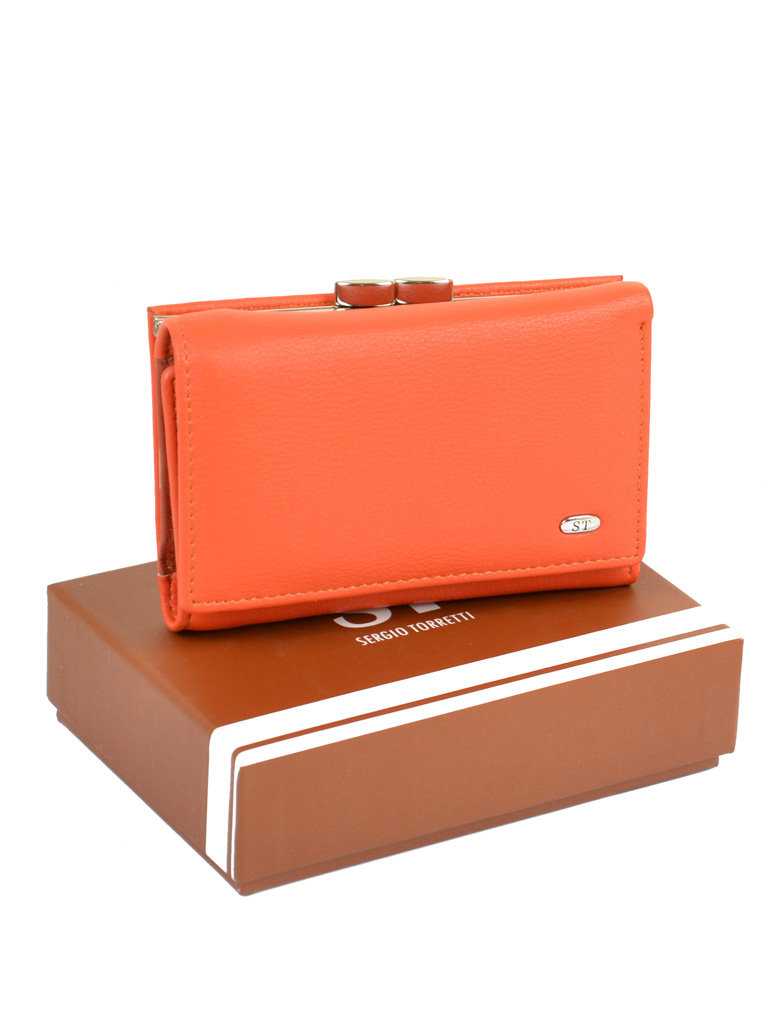 

Женский кожаный кошелек ST 29725 orange