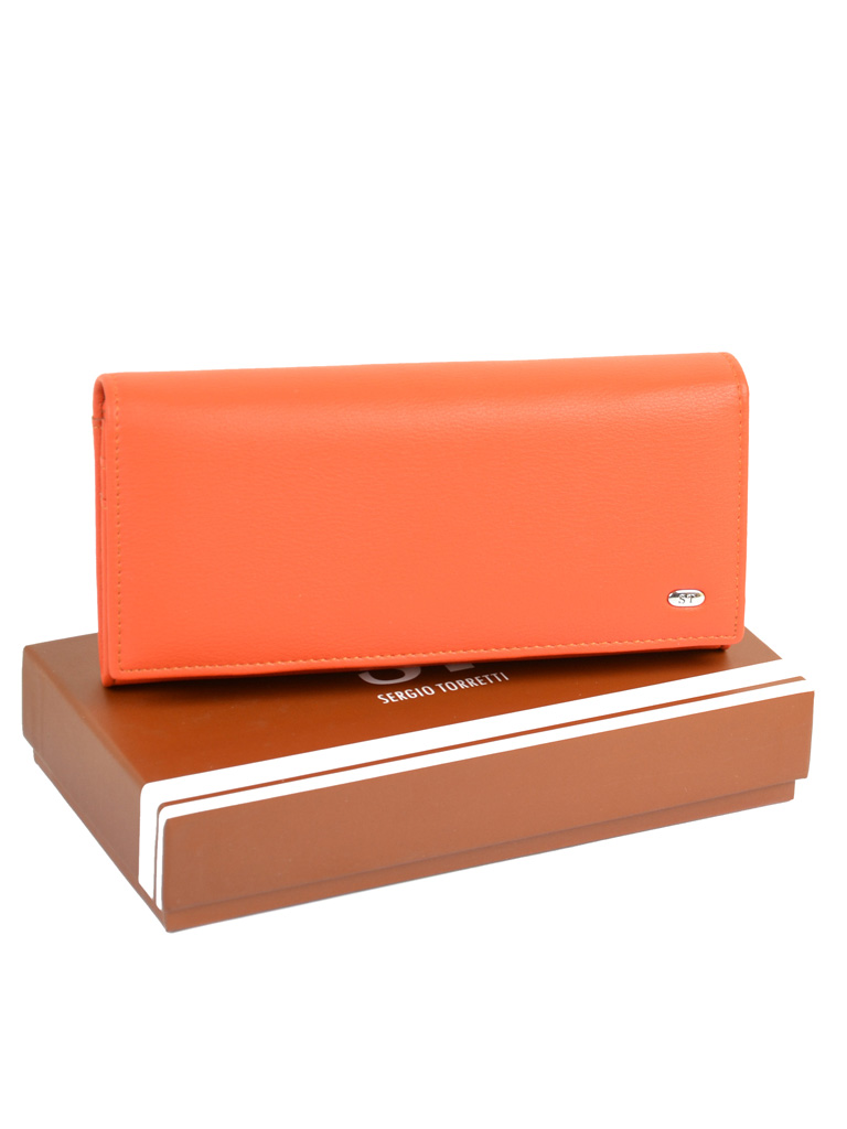 

Женский кожаный кошелек ST 29735 orange