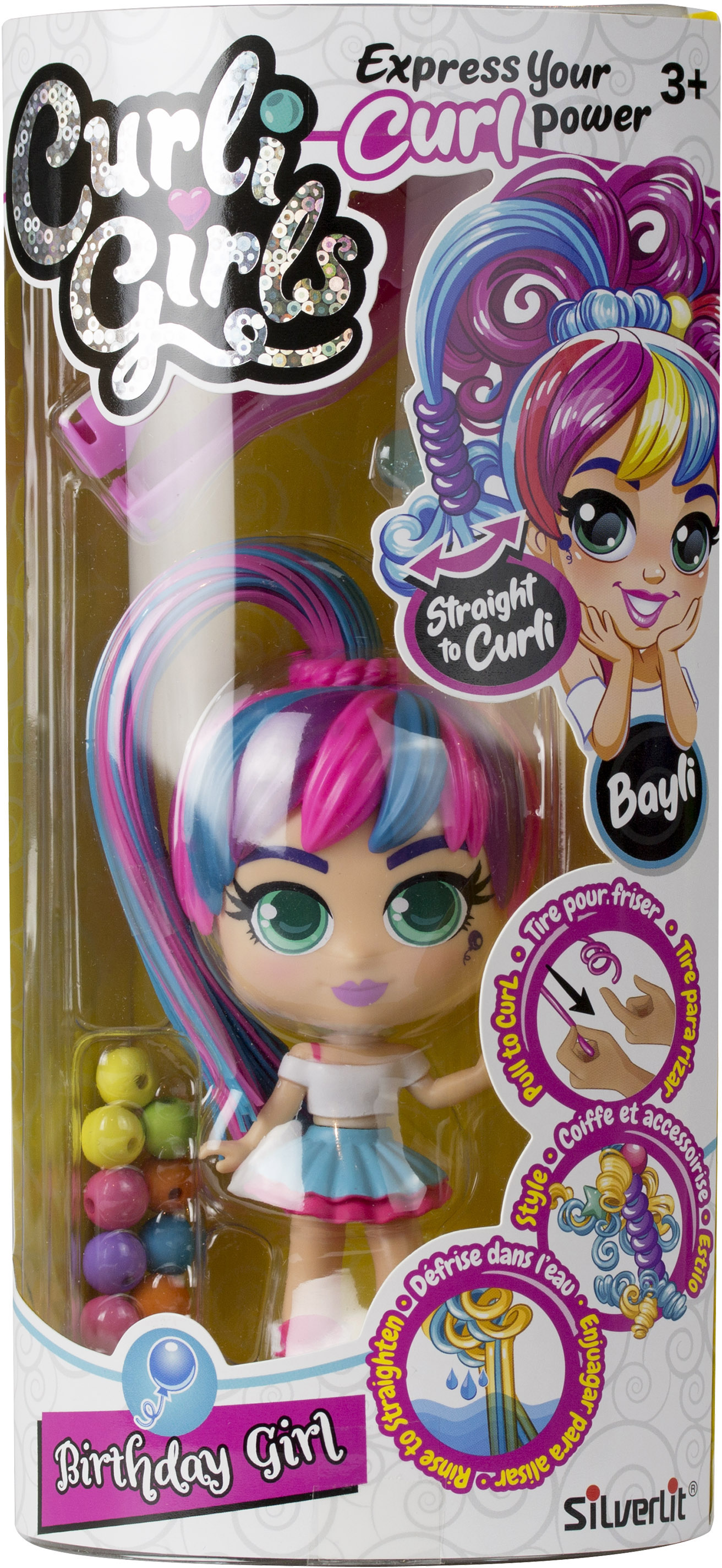 

Игровой набор с куклой Curligirls Именинница Бэйли (82095)