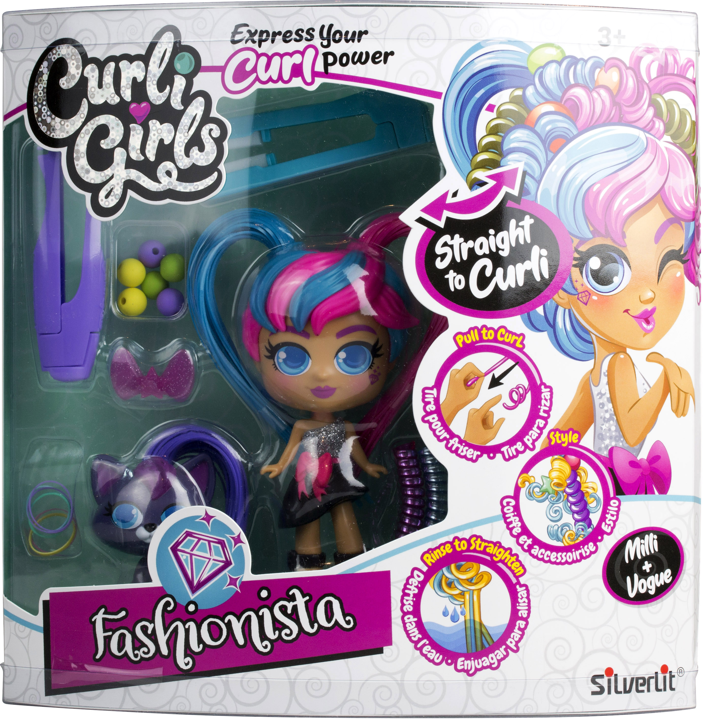 

Игровой набор с куклой и питомцем Curligirls Модница Милли и Вог (82097)