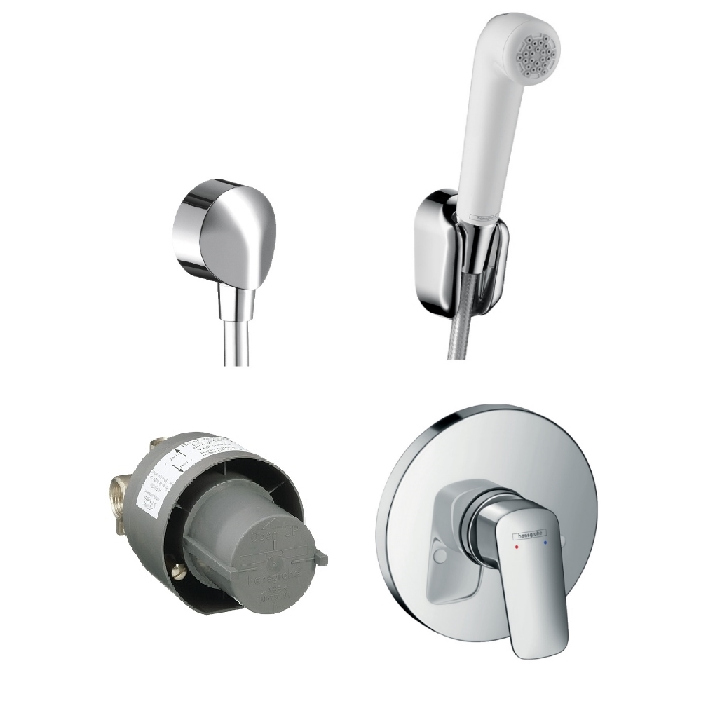 

Гигиенический душ скрытого монтажа HANSGROHE LOGIS 1112019