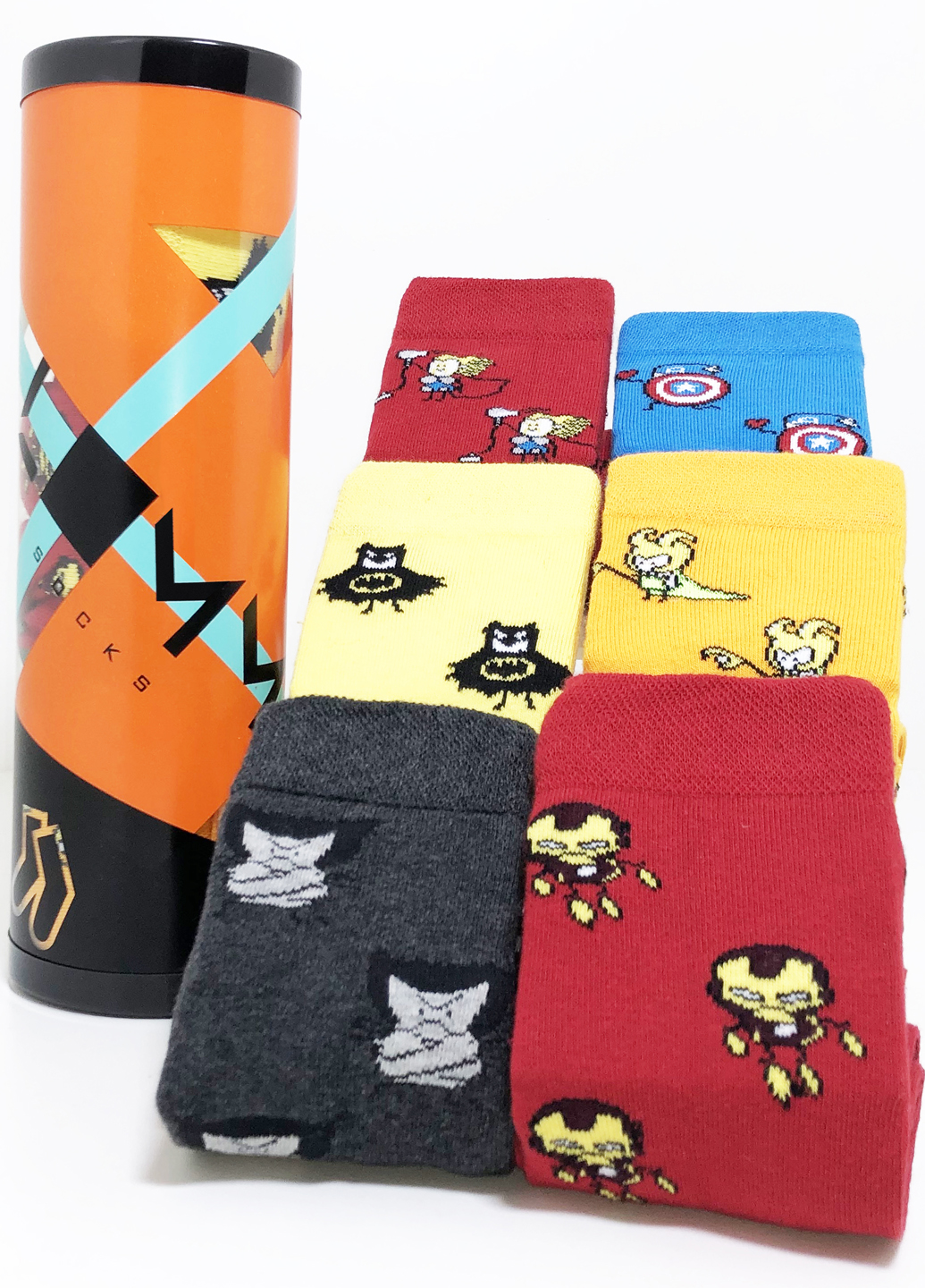 

Тубус с носками Heroes tube 11107 36-42