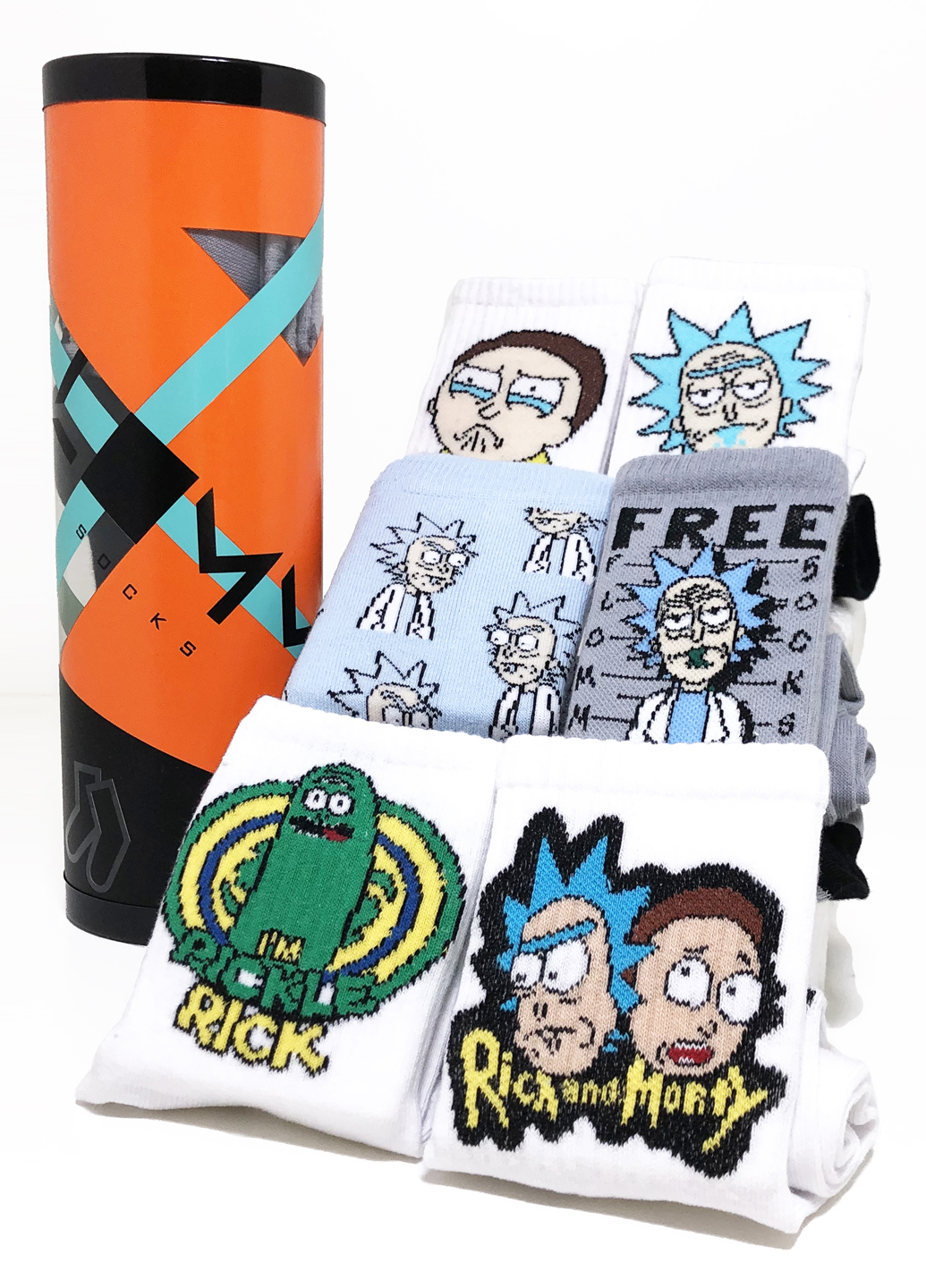 

Тубус с носками Rick and Morthy tube 11108 36-42