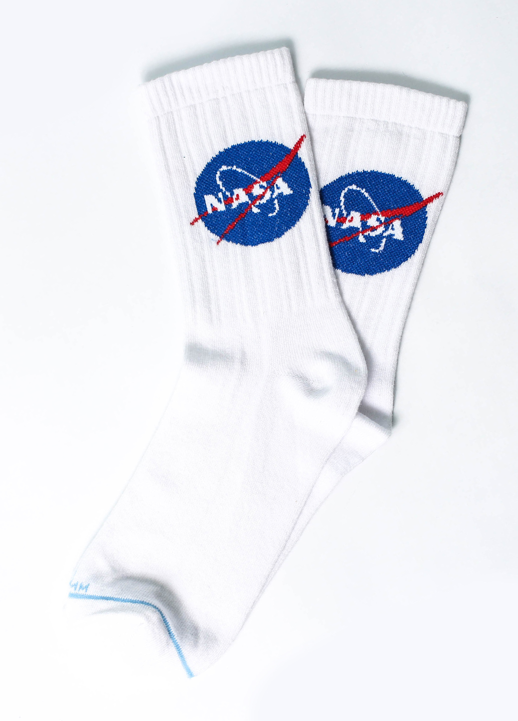 

Женские носки LOMM Premium NASA белые BLW 0126б 36-42