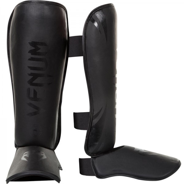 

Защита голени и стопы (Щитки) Venum Challenger Standup (XL) Черные Матовые