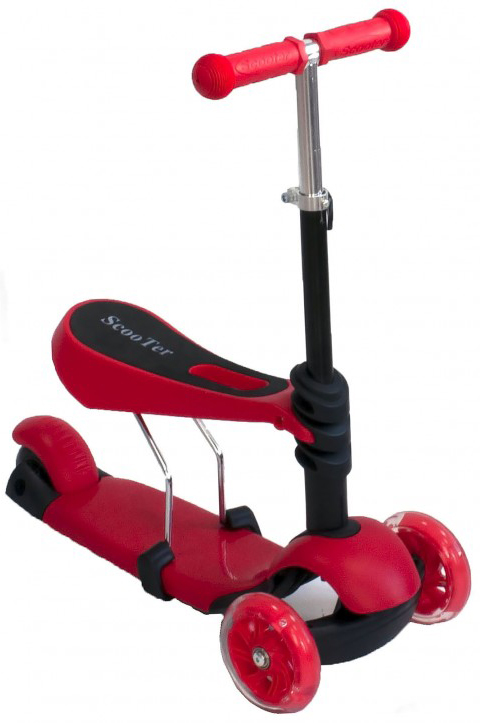 

Самокат Scooter S979a Красный (30044-1)