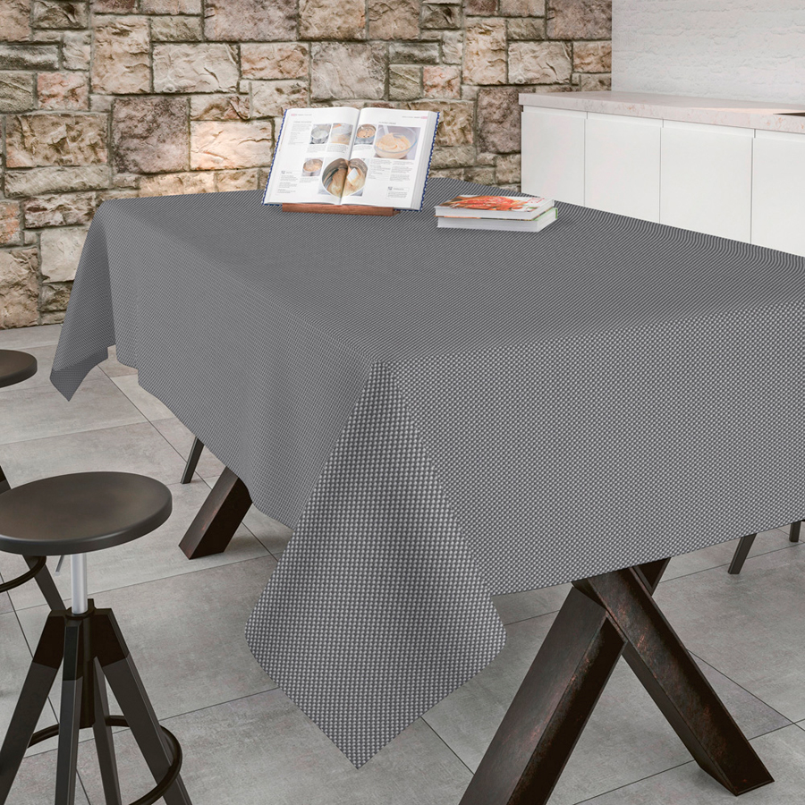 

Скатерть Aitana Textil Brocos Stone поликотон 140х140 см