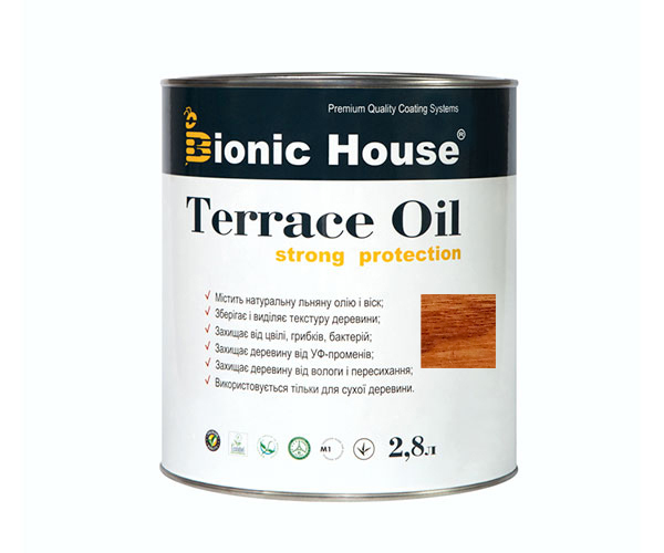 

Масло для терасс Bionic-House 2,8л Тик