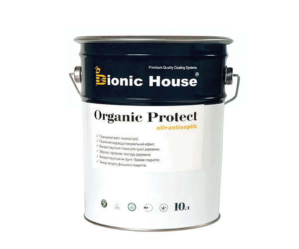 

Антисептик для дерева ORGANIC PROTECT OIL Bionic-House 10л Безцветный