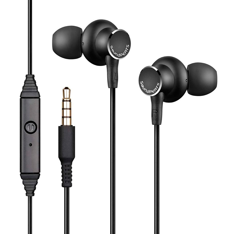 

Наушники Earphone SoundPEATS B60 In-Ear Earbuds Headphone Build-In Microphone Black