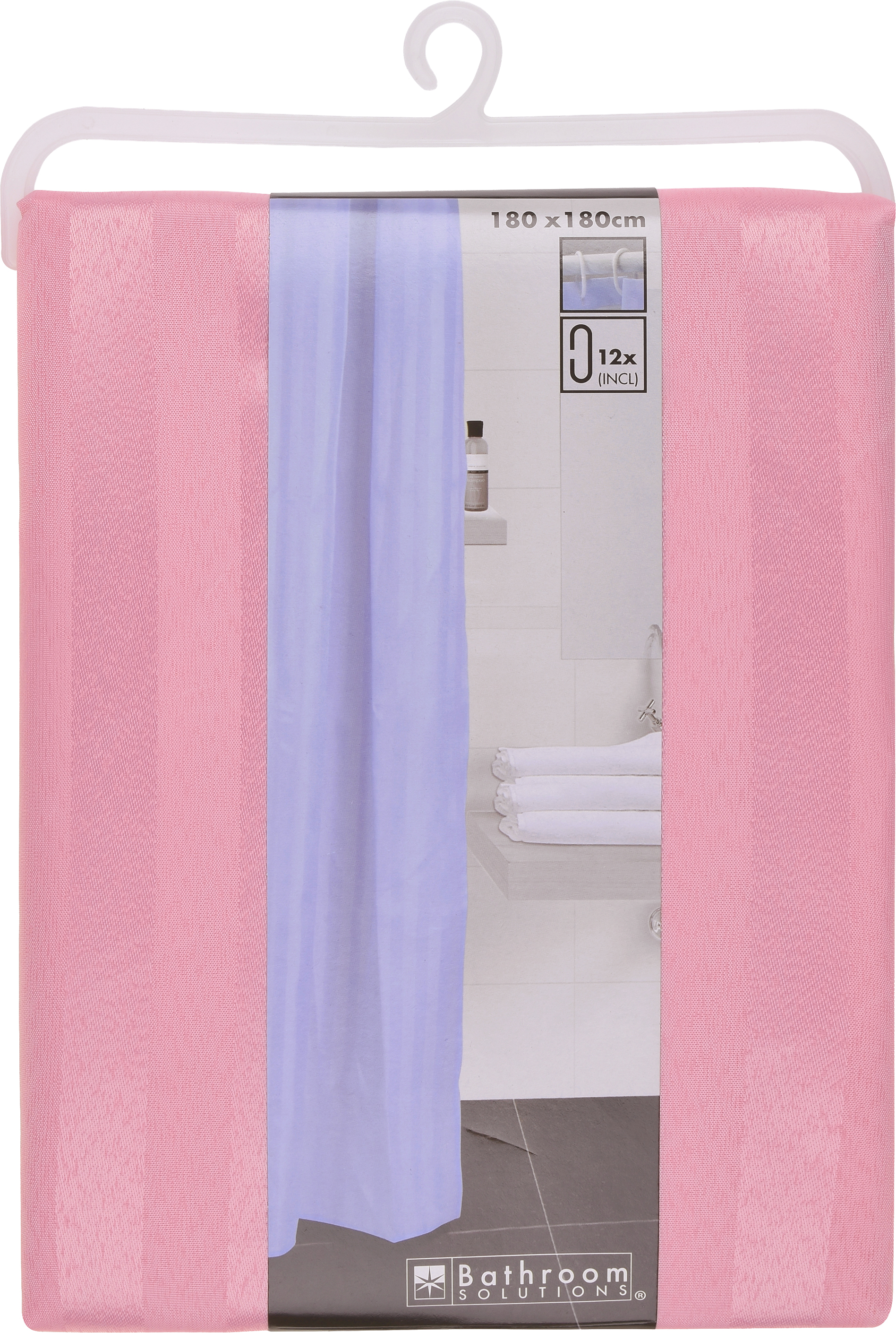 

Шторка для ванной Bathroom solutions 180х180 см Pink (CY2210350_pink)