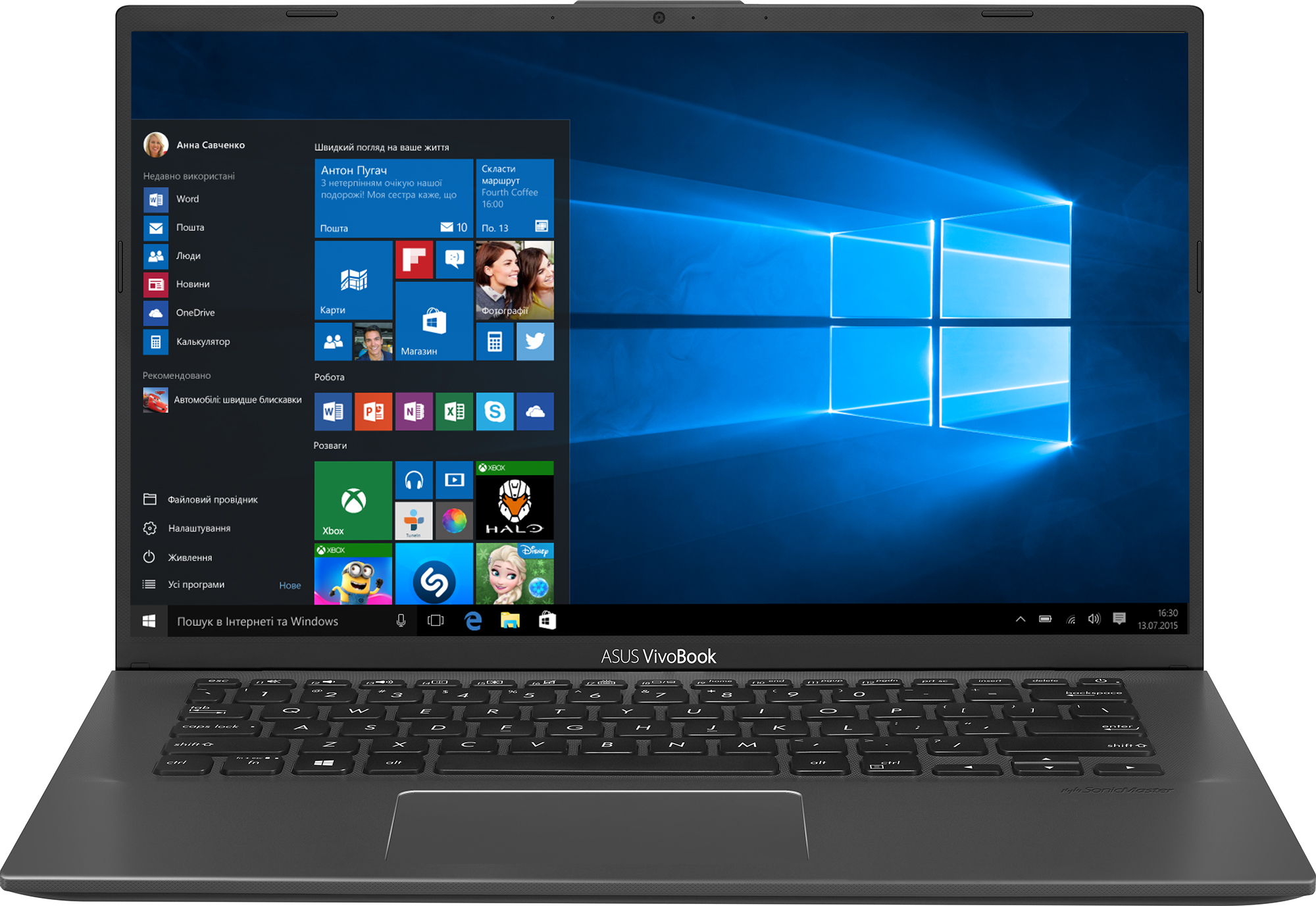 

Ноутбук Asus VivoBook 14 X412FL-EK190T (90NB0M12-M04880) Slate Grey