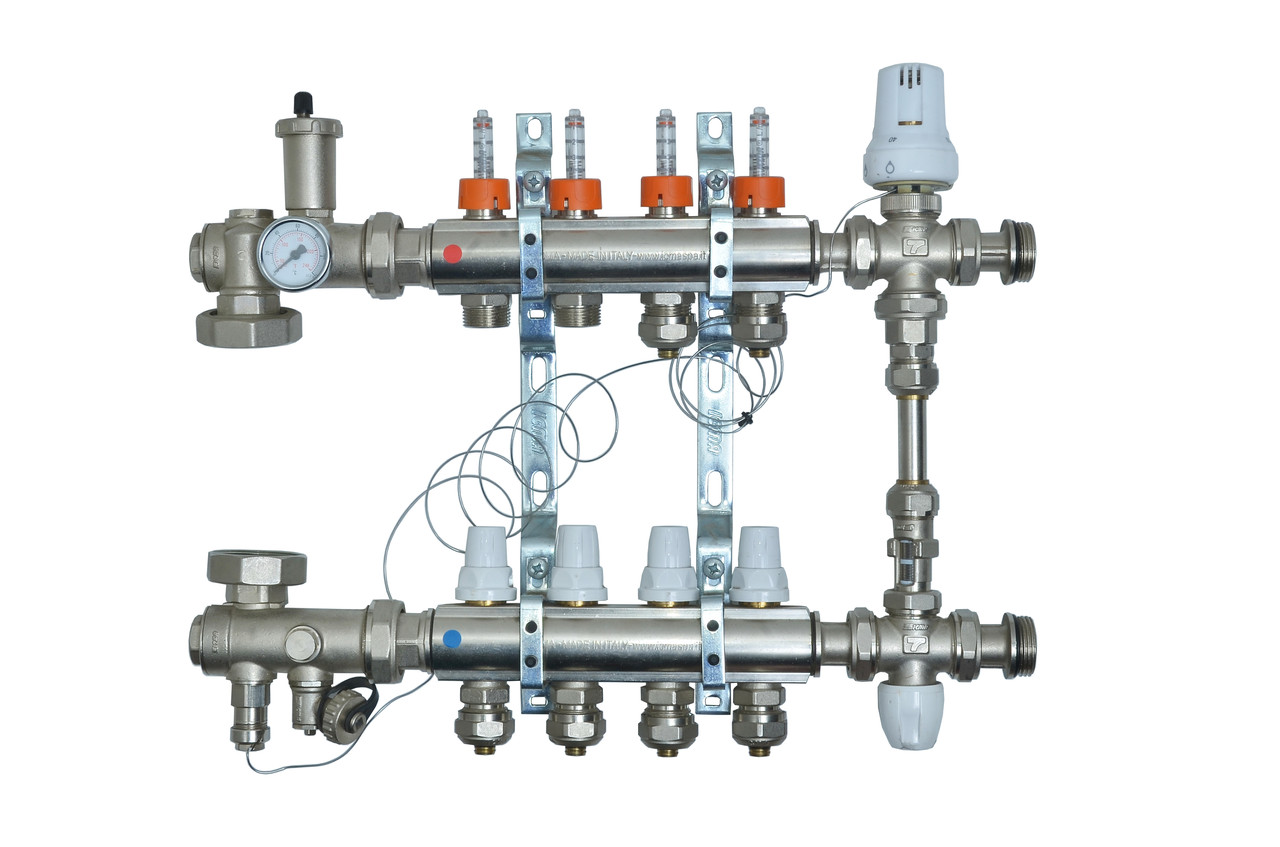 

Коллектор для теплого пола Icma K0111 на 2 контура K0111-2 (CM)