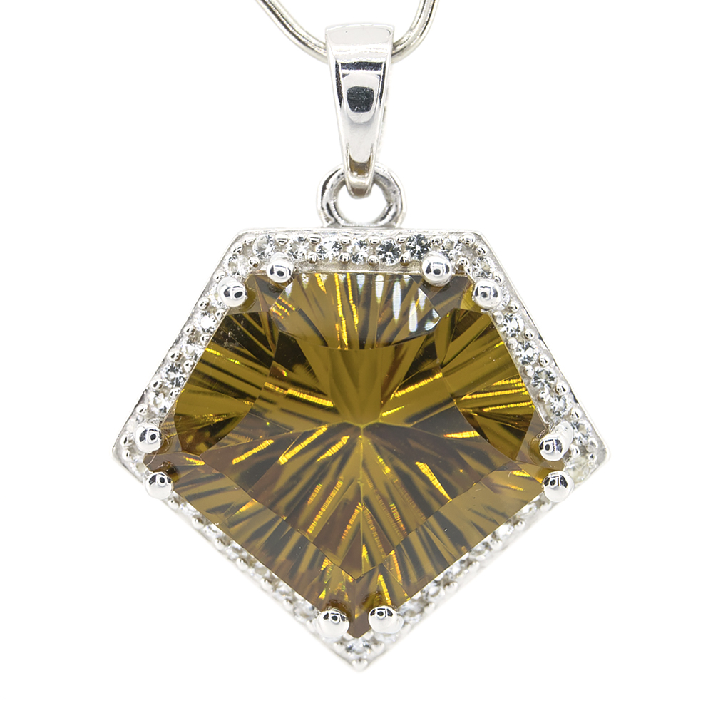 

Серебряная подвеска 925пр 5,83г с турецким султанитом AAAA, топаз. 14,98к PERSONA #204168.