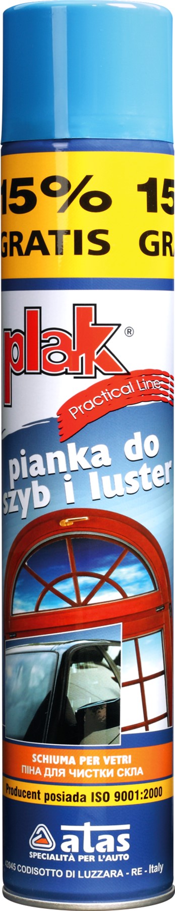 

Засіб для миття скла Atas Plak SZYBA Candivetro 500 мл 2 шт.
