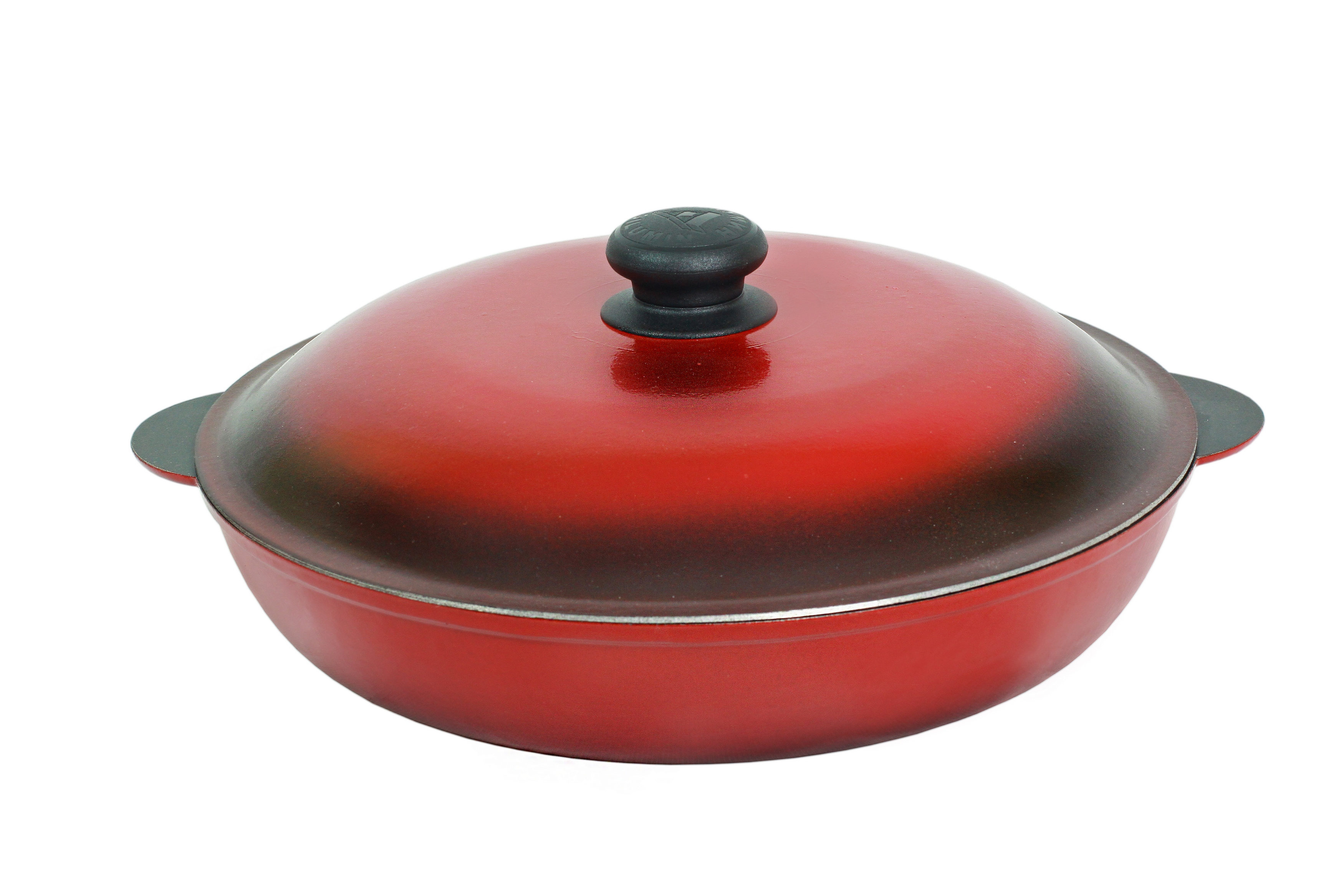 

Сковорода жаровня Силумин с двумя литыми ушками и крышкой 30 см Le Poelon Украина (ЛС30ук)