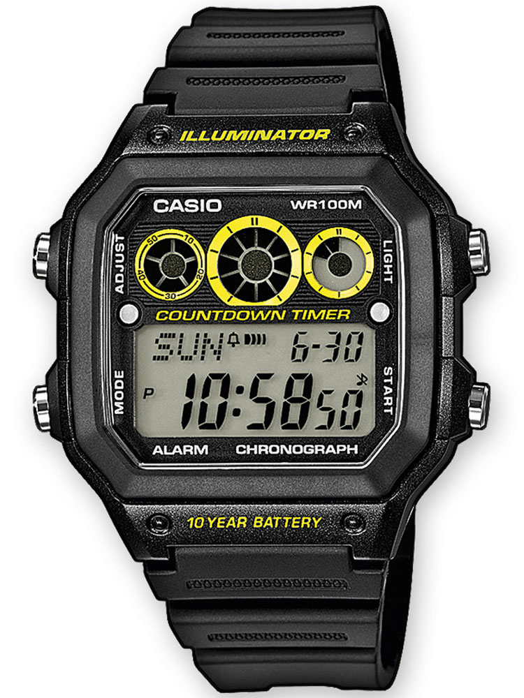

Часы CASIO AE-1300WH-1AVEF Collection 10ATM 42mm